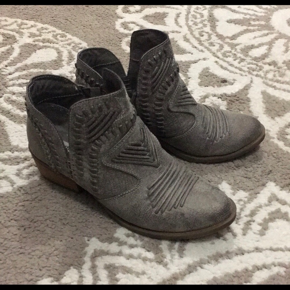 Gray Booties